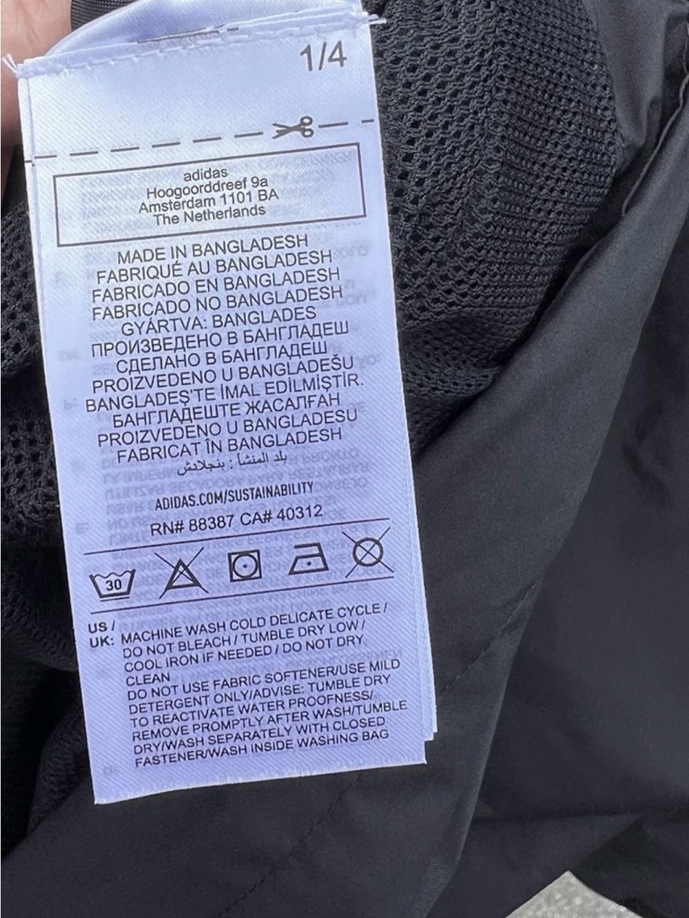 Adidas Terrex Multi RAIN.RDY Primegreen Two-Layer Rain Jacket - Picture 9 of 13